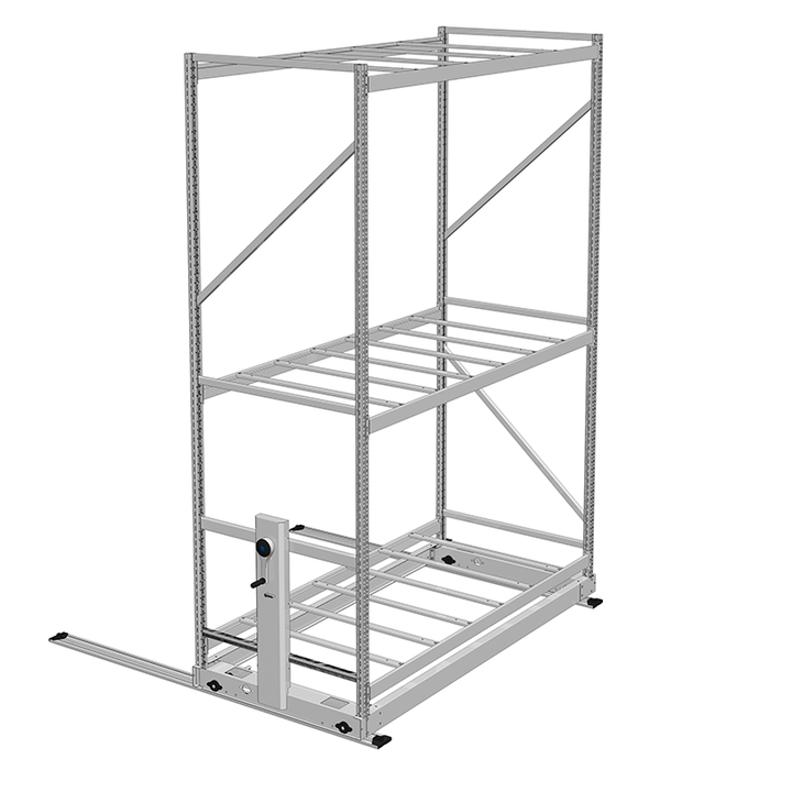 Multilayer Indoor Mobile Vertical Growing Rack for Farm