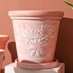 Offre Spéciale terre cuite argile planteur intérieur extérieur Pot de jardin <span class=keywords><strong>pour</strong></span> plantes <span class=keywords><strong>succulentes</strong></span> cactus fleur d'olive sol suspendu utilisation en gros - Product Image 6