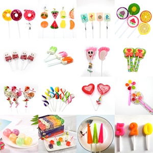 Vente en gros de sucettes en forme de cœur multicolores halal, bonbons durs avec saveur fruitée - Product Image 6