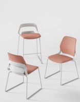 Chaise de bureau pliable empilable en PP pour atelier, conférence et formation, fabriquée en Chine