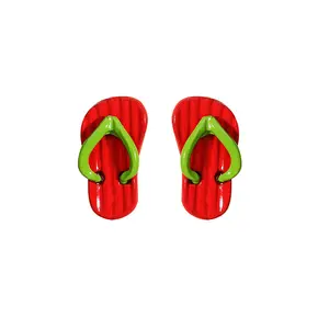 cute small slippers earrings summer simple fashion trend creative shoes earrings stud wholesale earring