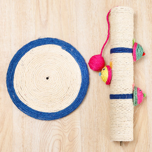 Hot Selling Grass Knit <b>Cat</b> Nail Trimmer Scratcher <b>Cat</b> <b>Scratch</b> <b>Post</b> <b>Cat</b> Playing <b>Post</b> - Product Image 6