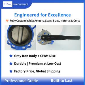Vanne papillon à <span class=keywords><strong>disque</strong></span> en fonte gris, fabriquée en Chine, avec <span class=keywords><strong>disque</strong></span> CF8M <span class=keywords><strong>et</strong></span> joint EPDM, commande manuelle/pneumatique/électrique, normes ANSI/DIN/JIS, vente directe en gros - Product Image 3