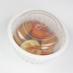 Récipient pour aliments en polystyrène personnalisé Récipient rond transparent pour aliments à emporter de restaurant Récipients pour aliments chauds en plastique à emporter - Product Image 4