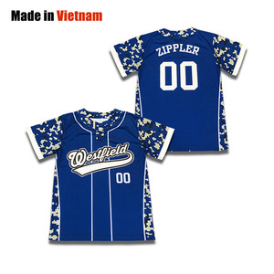 เสื้อซอฟต์บอลทีมสโมสร ผ้าสแปนเด็กซ์/โพลีเอสเตอร์ ป้องกันรังสียูวี พิมพ์ลายแบบรีดร้อน  ไซส์พลัส ชุดกีฬา - Product Image 1