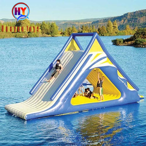 Toboganes de torre de escalada inflable de tamaño personalizado toboganes de juguetes flotantes de agua toboganes de yate de agua inflable más grande personalizado - Product Image 6
