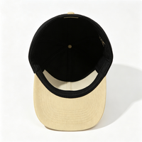 Gorra de Béisbol Bordada Personalizada de Dos Tonos, Visera Curva Ajustable, 6 Paneles, Unisex, para Caza al Aire Libre, Casual