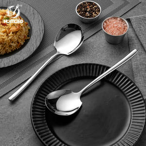 Cuchara de Servir Moderna de Acero Inoxidable 316L, Plateada, con Acabado Mate, Apta para Lavavajillas, Resistente al Calor, para Hogar, Restaurantes y Hoteles - Product Image 2