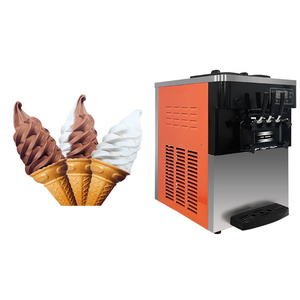 Nouvelle machine à fabriquer de la crème glacée électrique automatique certifiée CE de 26L-30L/H avec acier inoxydable SUS304 - Product Image 1
