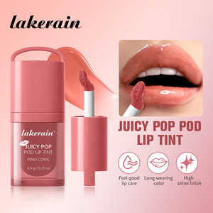 Teinte à lèvres hydratante longue tenue en forme de boîte, légère, couleur intense et modulable, brillance nourrissante, maquillage beauté pour les lèvres - Product Image 2