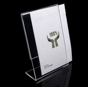 Pannello di visualizzazione in acrilico trasparente per A4 A5 A6 porta fogli Rack per la visualizzazione di oggetti di scena - Product Image 5