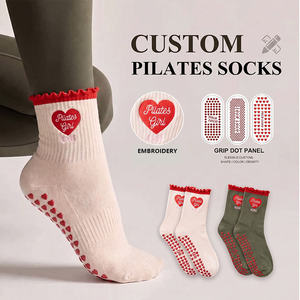 Chaussettes antidérapantes BiLu Reformer Pilates pour femmes, chaussettes de yoga pour l'entraînement en studio de fitness - Product Image 2
