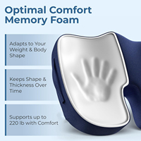 Coussin de siège confortable pour le soulagement de la douleur du Coccyx, coussin de chaise de bureau pour le soutien assis, coussin de soulagement de la douleur sciatique