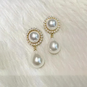 Orecchini a Goccia Stile Francese con Effetto Perla, Eleganti Gioielli Vintage Chic da Corte per Donne, per Uso Quotidiano, Feste, Abiti e Regali - Product Image 3