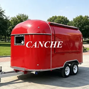 Remorque de camping populaire en Allemagne pour la cuisine en plein air, chariot à glaces et café, camion de restauration mobile - Product Image 1