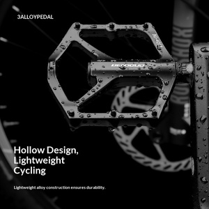 Pédales de vélo de route transfrontalières en alliage d'aluminium avec roulements larges et surface antidérapante, adaptées aux équipements de cyclisme pour enfants. - Product Image 5