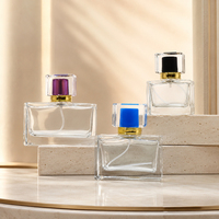Flacon de parfum personnalisé, flacon de parfum arabe, 30 ml, 50 ml, 100 ml, flacons de parfum en verre vides en gros avec boîte
