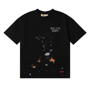 Nuova T-shirt Casual Stampata con Lettere Dipinte a Mano <span class=keywords><strong>e</strong></span> Sfumature, Unisex, Vestibilità Ampia, Manica Corta, Stile Graffiti Gallery, High Street - Product Image 4