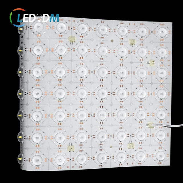 CE ROHS ETL Certification Paper Thin Led Light Sheets 105 Leds/pcs Cuttable Smd2835 Ra80 White Led Back Lighting Sheet with Lens
