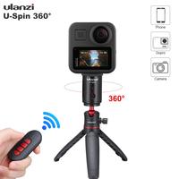 Ulanzi यू-स्पिन 360 रोटेशन बिजली Ballhead तिपाई सिर स्मार्टफोन Gopro कार्रवाई कैमरा DSLR कैमरा समय चूक तिपाई सिर