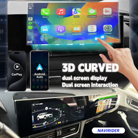 Autoradio multimédia multimédia pour Audi Q5 2009-2017, 21 pouces, Android 3D, double écran incurvé, navigation GPS, CarPlay