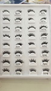 New Design Mini Half Corner Black Faux Mink <strong>Lashes</strong> Degradable Plant Fiber Half Cat Eye 3D Eyelashes <strong>Strip</strong> <strong>Extensions</strong> Full <strong>Strip</strong> - Product Image 2