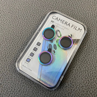 Film de Protection d'Objectif pour Caméra Compatible iPhone 13 14 15 16 17 Pro Max et Téléphones Samsung Galaxy Anti-Rayures HD Transparent