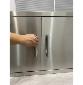 Aparador de cocina de 32 pulgadas, fácil de limpiar, a prueba de polvo, almacenamiento para barbacoa, doble puerta - Product Image 1