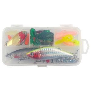 12*6.4*2.4 सेमी 98.4g 22 pccs मछली पकड़ने के ल्योर सेट थोक सस्ते कृत्रिम लोरे सेट कॉम्बैट मछली पकड़ने वाले स्नान मिश्रित मछली पकड़ने वाले स्नान किट - Product Image 3