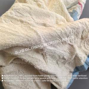 Trapos de Limpieza de Algodón de Colores, Toallas Recicladas 100% Algodón, Trapos de Colores para Limpieza Industrial - Product Image 4