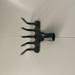 Steel Garden Rake Nine Toothed Black For Agricultural Use And Household Hay Raking - Product Image 2