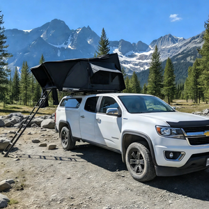 Tente de toit à coque rigide à ouverture latérale imperméable à montage rapide, tente de toit pour 3 à 4 personnes pour le camping tout-terrain 4x4 - Product Image 2