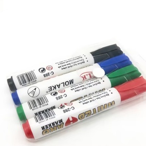 Marcadores de Pizarra Blanca Borrables con Punta Redonda, 4 Piezas, en Bolsa de PVC, Diseño Nuevo, Precio Promocional 2026, para Oficina - Product Image 5