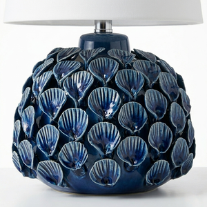 Blue Glazed <b>Plug</b> in Ceramic Table Lamp Luxury Table Lamp White Table Lamp Shade Hotel Table Lamp for Bedroom - Product Image 6