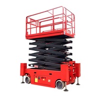 Plateforme élévatrice à ciseaux électrique mobile de 10 mètres pour le levage et l'abaissement verticaux pour des opérations en hauteur, levage à ciseaux