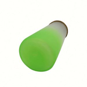 Bouteille d'eau en verre en forme de canette de bière 18 oz, gobelet vierge pour sublimation, gobelet givré 18 oz, bocal Mason avec couvercle en bambou et paille - Product Image 1