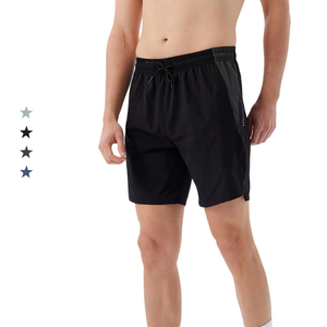 Shorts décontractés pour hommes 2026 en polyester avec élasthanne, logo imprimé, poches zippées, logo personnalisé - Product Image 1