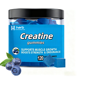 Gomitas de Creatina Monohidrato para Nutrición Deportiva, Marca Privada OEM/ODM, 120 Unidades, Pre-Entrenamiento, Crecimiento Muscular, Gestión de Energía, Adultos - Product Image 1