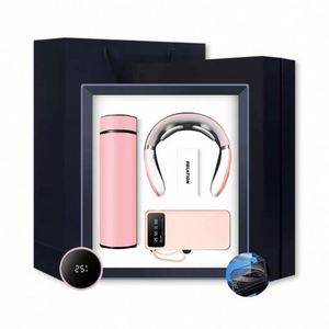 Coffret Cadeau d'Affaires de Luxe Personnalisé 2025 pour Entreprises – Carnets en Cuir Imprimés par Sérigraphie – Vente en Gros - Product Image 3