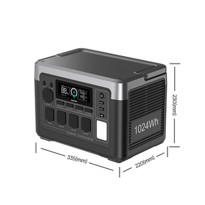 Centrale Électrique Portable 1800W 1024Wh 220V à Onde Sinusoïdale Pure, Charge Rapide, Générateur Solaire pour Camping et Sauvegarde Domestique OEM - Product Image 2
