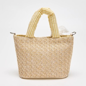 Bolso de Hombro de Lujo de Diseñador, Estilo de Primera Categoría, de Paja Tejida, para Verano, Playa, con Cinta de Concha y Lazo, para <span class=keywords><strong>Mujer</strong></span>, Vacaciones y Resort - Product Image 5