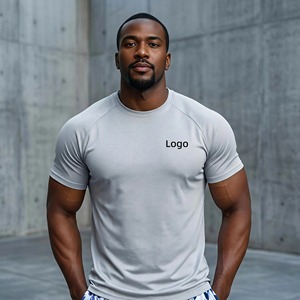 Usine de vêtements de sport en stock, ODM, unisexe, doux pour la peau, léger, séchage rapide, impression DTF, t-shirt de compression pour sports de plein air - Product Image 1