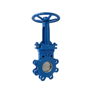 Válvula de Compuerta de Cuchilla de Acero Fundido WCB DN80 PN16 Industrial para Tratamiento de Aguas Residuales - Product Image 3