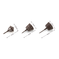 Panier à engrais pour bonsaïs, 3 tailles, boîte à engrais en plastique pour plantes, conteneur de contrôle d'engrais à libération lente avec couvercle