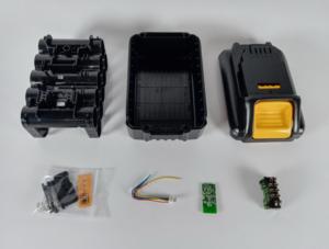 공장 가격 Dewal 플라스틱 케이스 플라스틱 하우징 플라스틱 커버 bms <span class=keywords><strong>14.4V</strong></span> 18V 20V DCB209 DCB206 DCB208 l 9AH 8AH 6AH 21700 셀 - Product Image 4