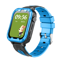 Reloj Inteligente para Niños con Pantalla Táctil Cuadrada IPS de 1.85 Pulgadas, Correa de Silicona, Carga Magnética, Rastreador GPS, WiFi, Tarjeta SIM 4G, Responde Llamadas