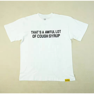 เสื้อยืดผู้ชาย 240 กรัม ผ้าฝ้าย 100% ลายกราฟิกยาแก้ไอ คอกลม แขนสั้น สไตล์ลำลอง สตรีทแวร์ - Product Image 4