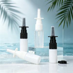 Botella de Plástico Cilíndrica de HDPE Blanca Sellada de 10ml, 15ml, 20ml con Tapa de Rosca, Dispensador de Líquido Cosmético, Impresión Serigráfica - Product Image 4