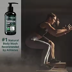 Gel Douche Naturel à l'Arbre à Thé et à la Menthe, Nettoyant en Profondeur, Rafraîchissant, pour l'Acné Corporelle, Format Voyage 250ml - Product Image 3