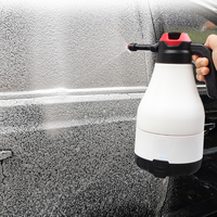 Semprotan pompa Foamer profesional cuci mobil & Detailing, busa kering/basah, katup pengaman pelepas tekanan, selang PVC (1.8 liter)